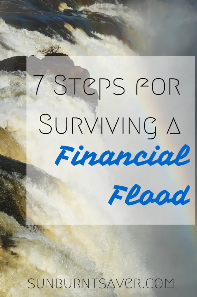 7 Steps for Surviving a Financial Flood via @sunburntsaver