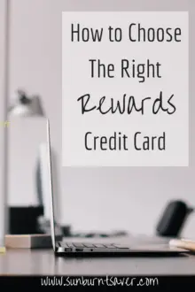 How to Pick the Right Rewards Credit Card via @sunburntsaver