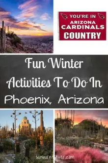 Fun Winter Activities you must do if you visit Phoenix - and you should! This time of the year is the best time to visit! via @sunburntsave