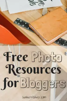 Looking for images for your blog, but can't pay for stock photos? Here are 3 free photo resources for your blog! via @sunburntsaver