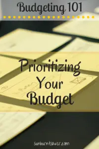 What matters most to you in life? Use that guideline to establish your budget - it will drive everything you do!