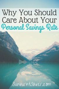 Are you one of the millions of Americans without any savings? What having a personal savings rate means for you!