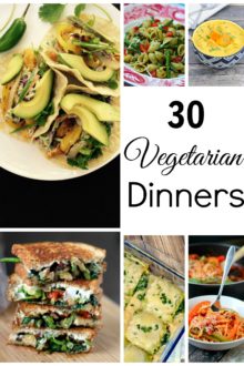 Looking for delicious and frugal vegetarian dinners? Look no further! #23 is my favorite!
