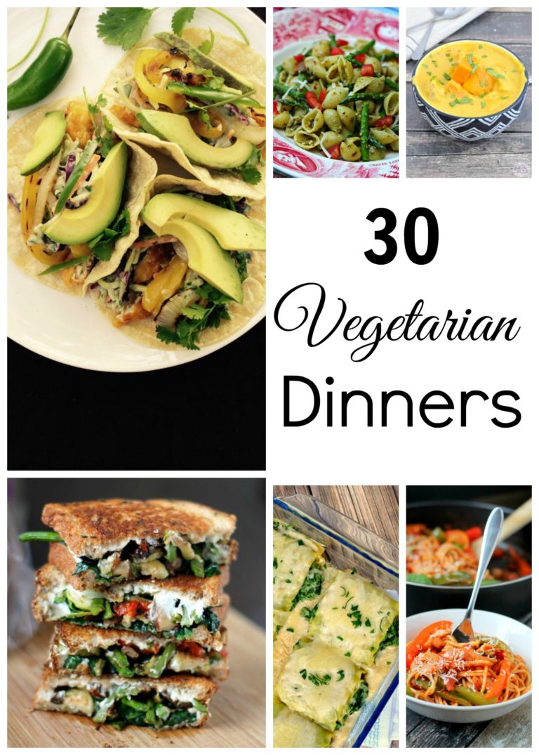 30 Delicious and Frugal Vegetarian Dinners