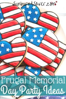 Happy Memorial Day weekend! Looking for some Memorial Day party ideas on a budget? Here's how to celebrate Memorial Day with a delicious, frugal party!