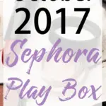 The October 2017 Sephora Play Box is here, and I have all the details on which items I received, their effectiveness - and their dupes!