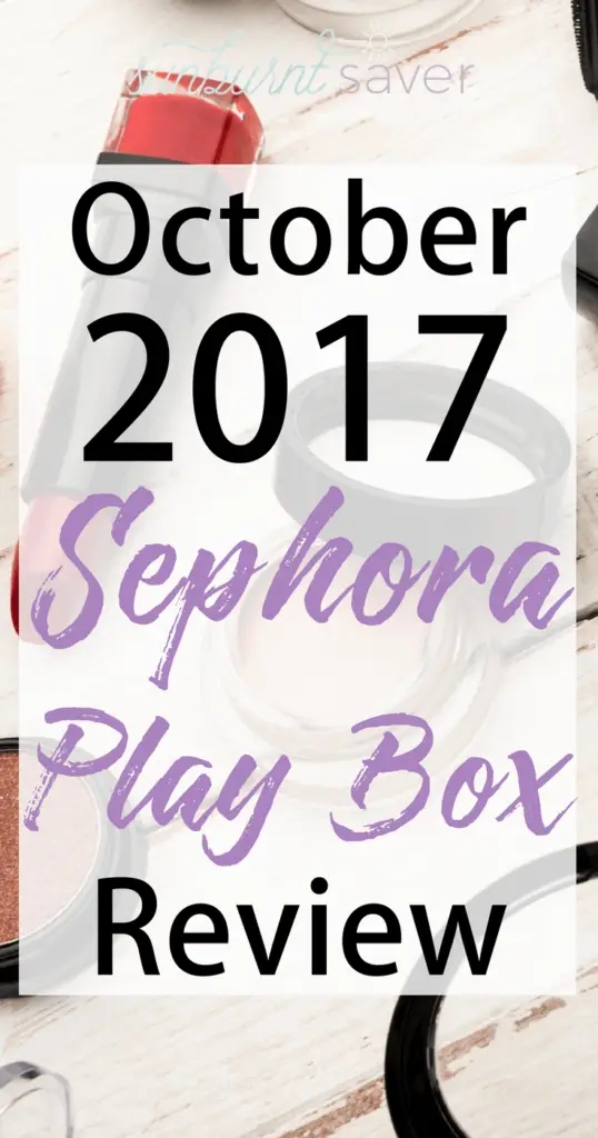 The October 2017 Sephora Play Box is here, and I have all the details on which items I received, their effectiveness - and their dupes!