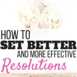 How to set better resolutions in 2019
