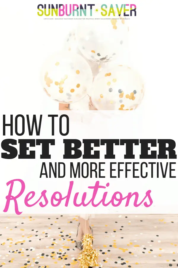 How to set better resolutions in 2019