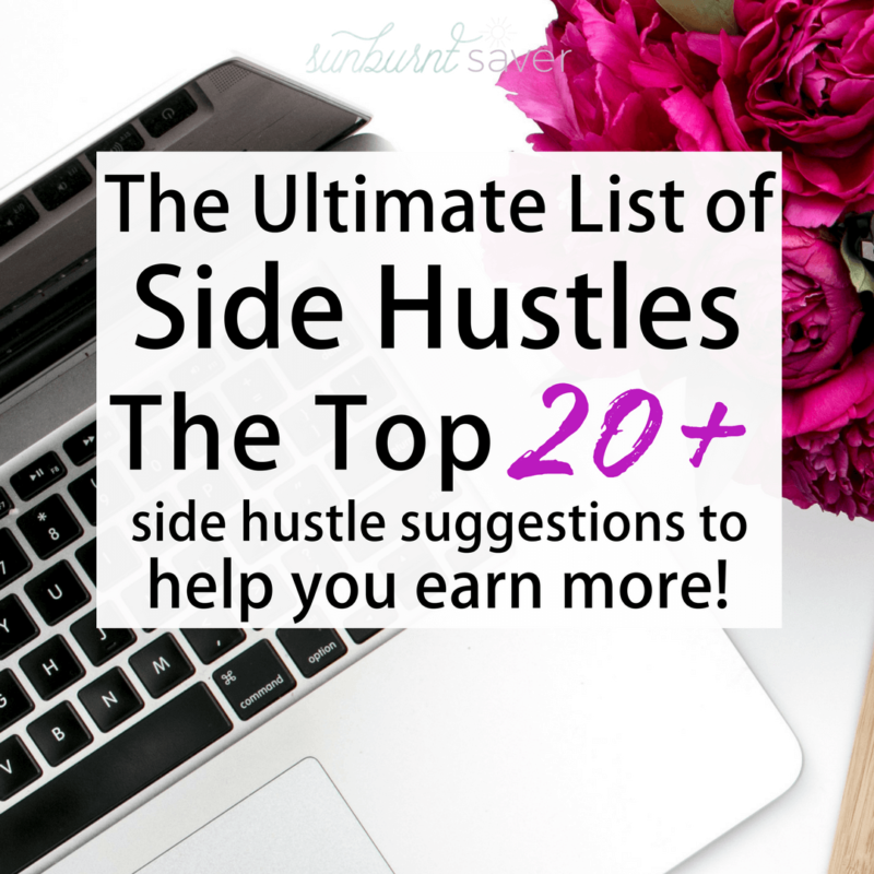 Get Your Ultimate List Of Side Hustles
