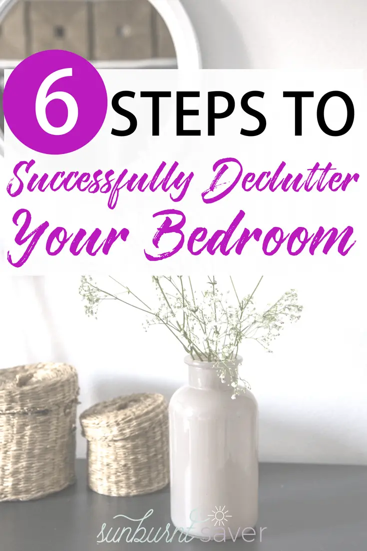 Looking for some spring cleaning tips? Here are 6 tips to successfully declutter your bedroom, including setting up a playlist to get yourself ready!