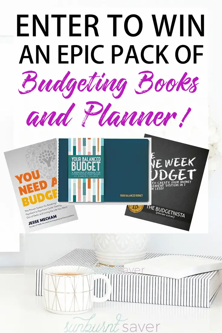 Enter for your chance to win two EPIC budgeting books and budgeting planner! If you're looking to crush your budget in 2018, you need practical, solid advice for setting and sticking to a budget. These books and planner will help you!