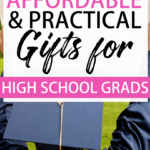 Looking for affordable and practical gifts for high school grads? This short and practical list will help your high school grad succeed in college or where ever life takes him/her!