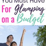 glamping on a budget